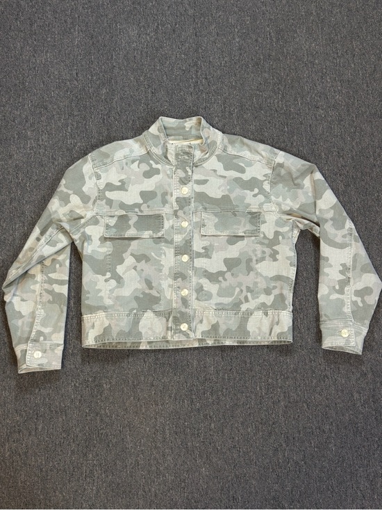 Dear John Light Gray Camouflage Utility Jacket Women’s Size Small NEW - Picture 11 of 14